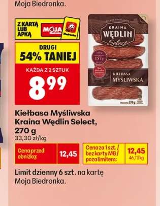 Kiełbasa Myśliwska Kraina Wędlin Select