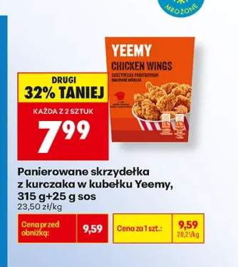 Panierowane skrzydełka z kurczaka w kubełku Yeemy
