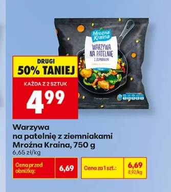 Warzywa na patelnię z ziemniakami Mroźna Kraina