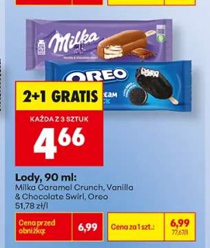 Lody Milka Vanilla & Chocolate Swirl +2 warianty