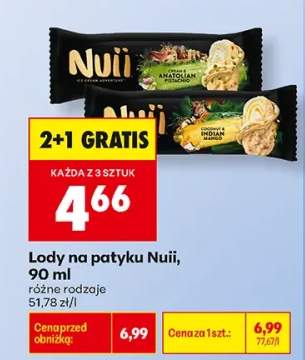 Lody na patyku Nuii Coconut & Indian Mango