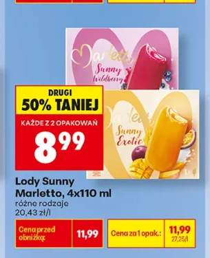 Lody Sunny Marletto Wildberry 4-pak +1 wariant