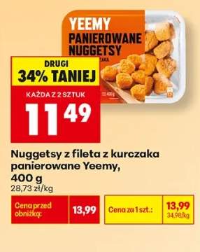 Nuggetsy z fileta z kurczaka panierowane Yeemy