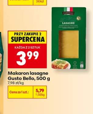 Makaron lasagne Gusto Bello