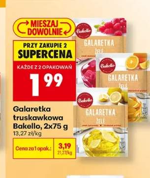 Galaretka truskawkowa Bakello 2-pak +3 warianty