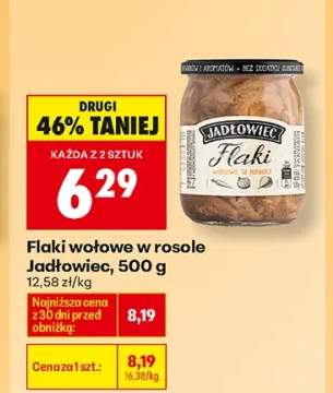 Flaki wołowe w rosole Jadłowiec