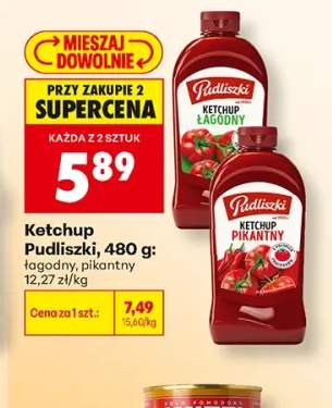 Ketchup łagodny Pudliszki +1 wariant