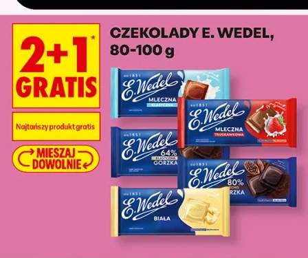 Czekolada mleczna klasyczna E. Wedel +3 warianty