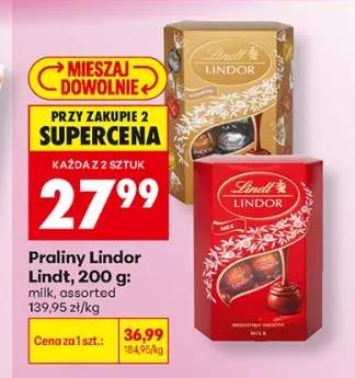 Praliny Lindor Lindt milk +1 wariant