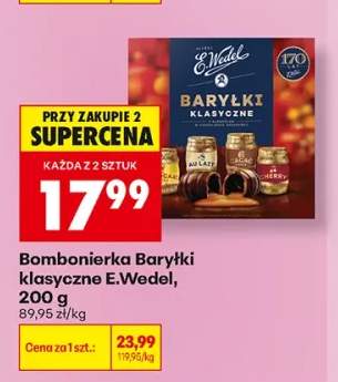 Bombonierka Baryłki klasyczne E.Wedel