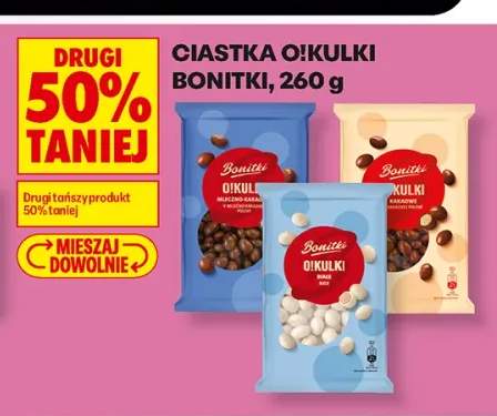 Ciastka O!Kulki Bonitki kakaowe +2 warianty