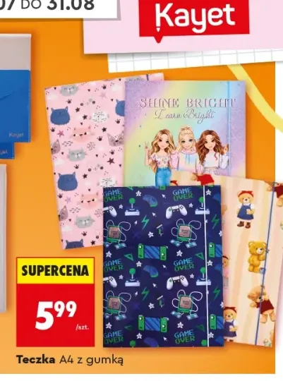 Teczka A4 z gumką Kayet