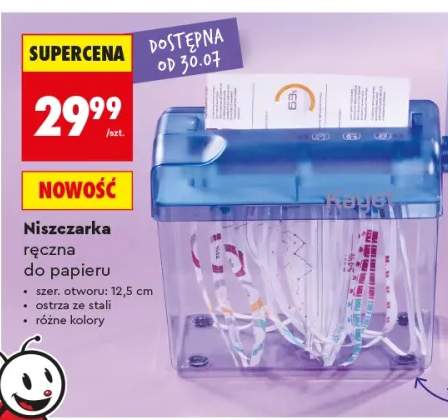 Niszczarka ręczna do papieru Kayet