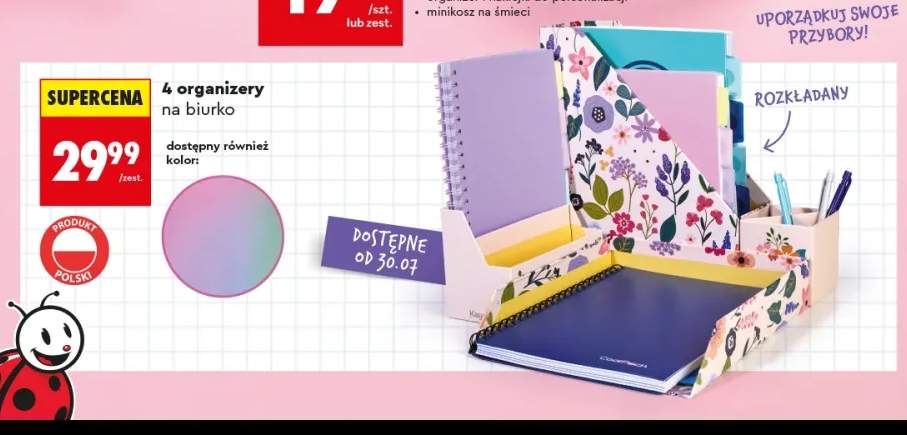 Organizery na biurko Kayet 4-pak
