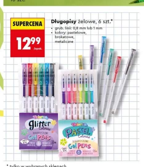 Długopisy żelowe Colorino Pastel +1 wariant