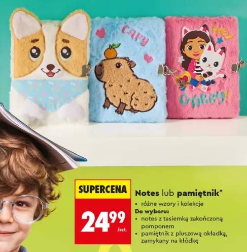 Notes z tasiemką zakończoną pomponem LOOZZ +1 wariant