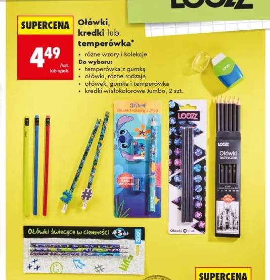 Ołówki LOOZZ +3 warianty