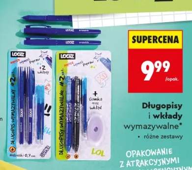 Długopisy wymazywalne LOOZZ +1 wariant
