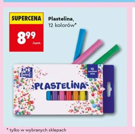 Plastelina Oxford 12 kolorów