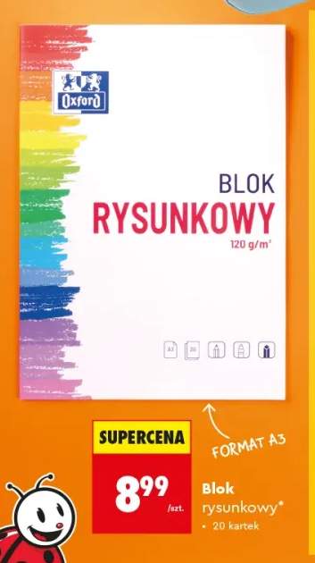 Blok rysunkowy Oxford A3
