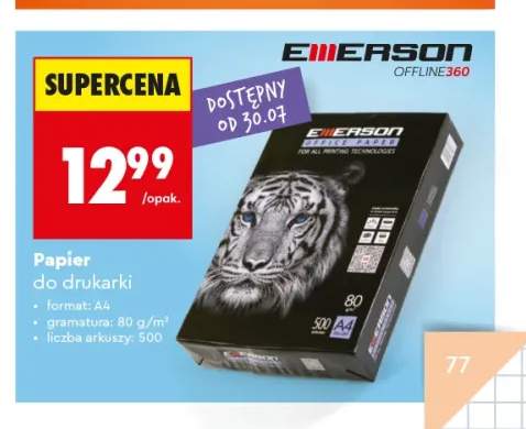 Papier do drukarki A4 Emerson