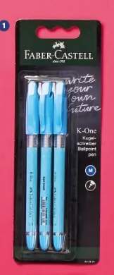 Długopis Faber-Castell K-One 3-pak