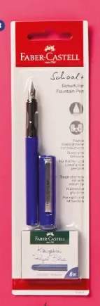 Pióro wieczne Faber-Castell School+ z 6 nabojami