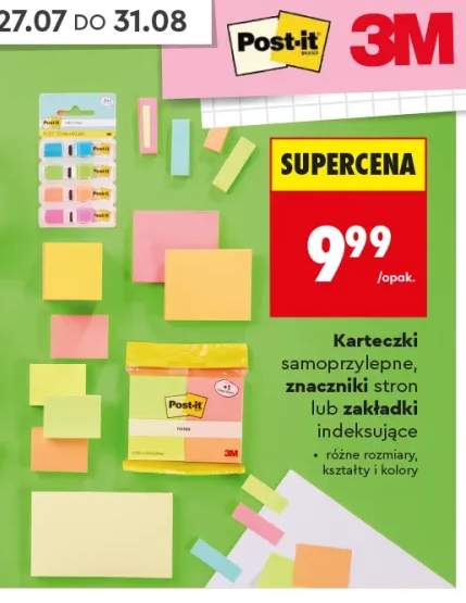 Karteczki samoprzylepne Post-it +2 warianty
