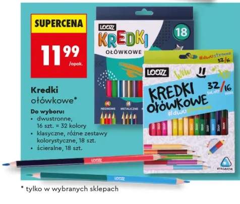 Kredki ołówkowe klasyczne LOOZZ