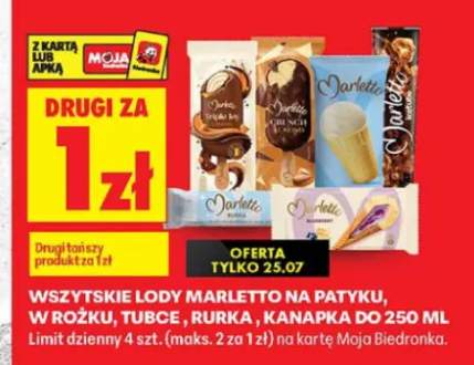 Lody Marletto +5 wariantów