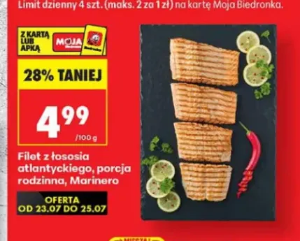 Filet z łososia atlantyckiego porcja rodzinna Marinero