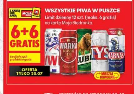 Piwa w puszce +2 warianty
