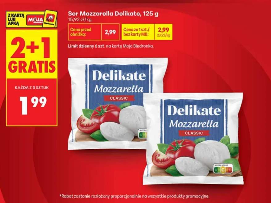 Ser Mozzarella Delikate