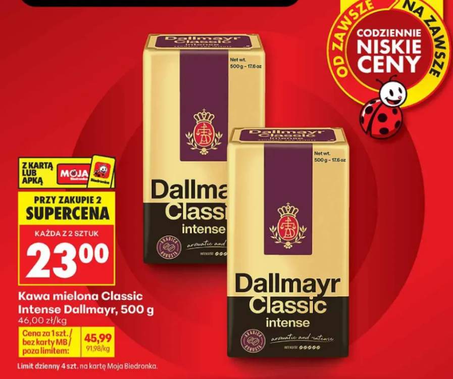 Kawa mielona Dallmayr Classic Intense