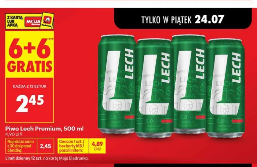 Piwo Lech Premium