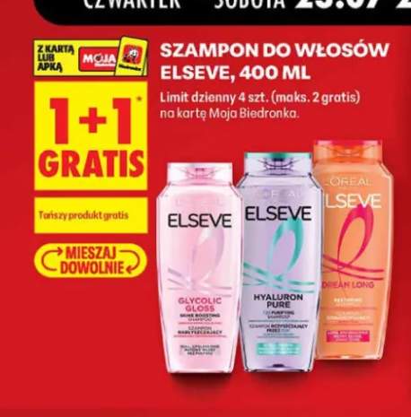Szampon do włosów Elseve Glycolic Gloss +2 warianty