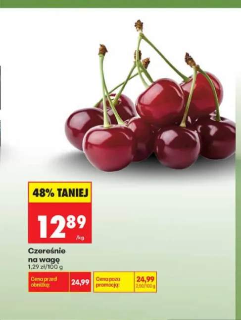Czereśnie na wagę