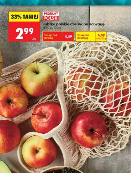 Jabłko polskie czerwone na wagę