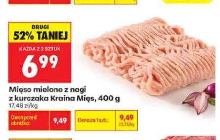 Mięso mielone z nogi z kurczaka Kraina Mięs