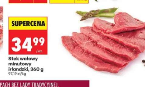 Stek wołowy minutowy irlandzki
