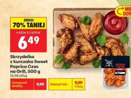 Skrzydełka z kurczaka Sweet Paprika Czas na Grill