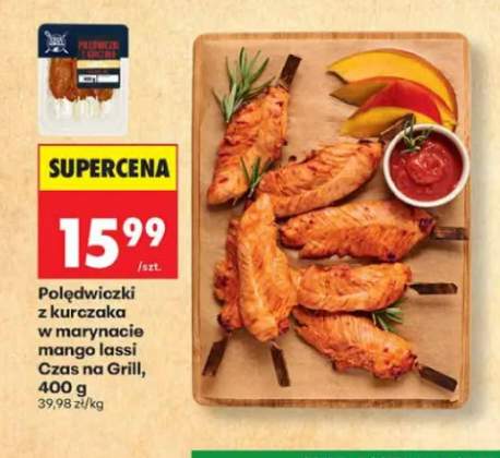 Polędwiczki z kurczaka w marynacie mango lassi Czas na Grill