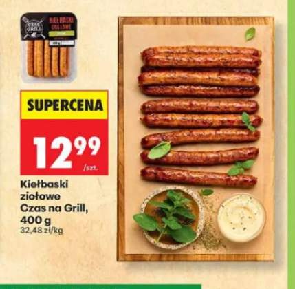 Kiełbaski ziołowe Czas na Grill