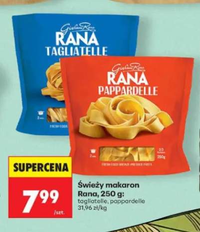 Świeży makaron tagliatelle Giovanni Rana +1 wariant