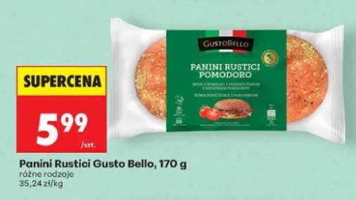Panini Rustici Pomodoro Gusto Bello