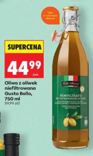 Oliwa z oliwek niefiltrowana Gusto Bello