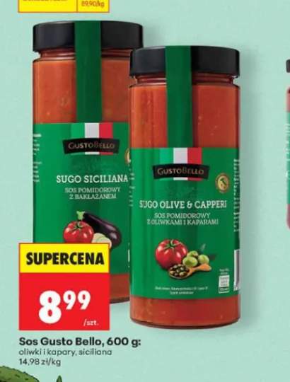 Sos Gusto Bello oliwki i kapary +1 wariant