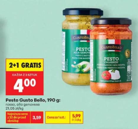 Pesto rosso Gusto Bello +1 wariant