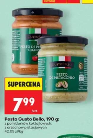 Pesto z pomidorków koktajlowych Gusto Bello +1 wariant