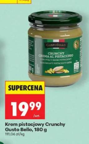 Krem pistacjowy Crunchy Gusto Bello